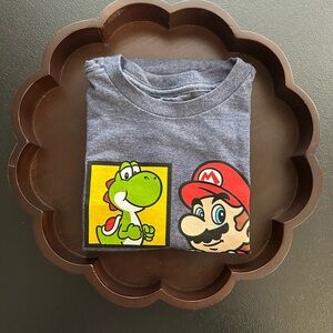 Super Mario Kids Gray T-Shirt with Yoshi